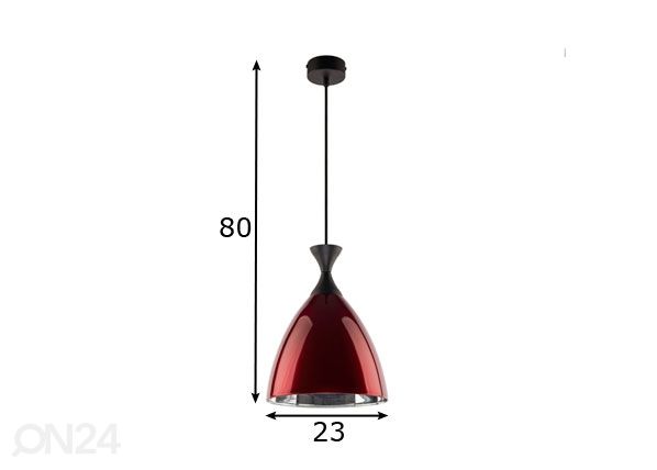 Riippuvalaisin Nero Red mitat