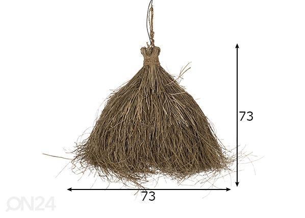 Riippuvalaisin Papua mitat