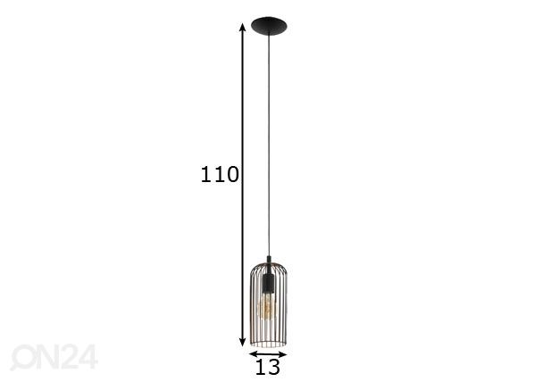 Riippuvalaisin Roccamena Ø 13 cm mitat
