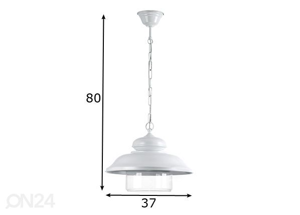 Riippuvalaisin Tora BT Ø 37 cm mitat