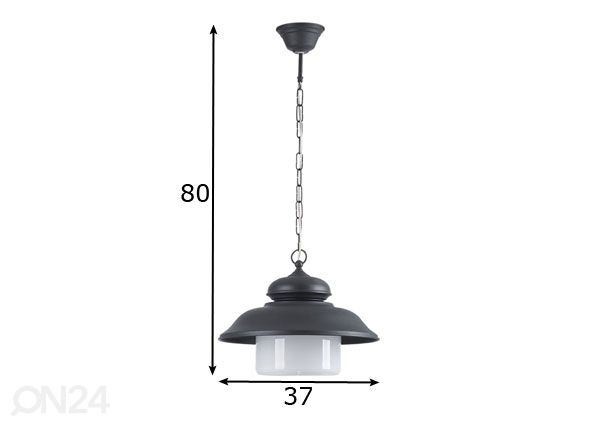 Riippuvalaisin Tora GM Ø 37 cm mitat