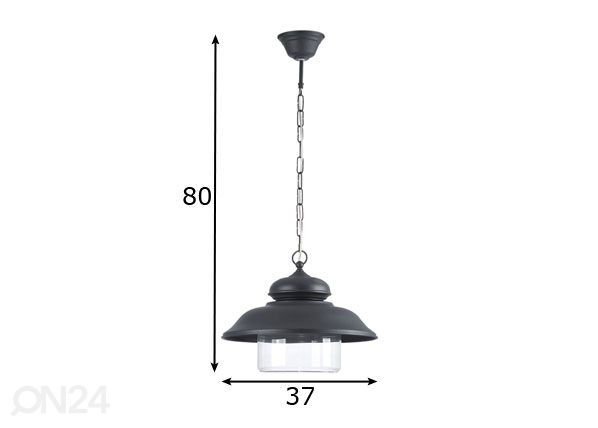 Riippuvalaisin Tora GT Ø 37 cm mitat