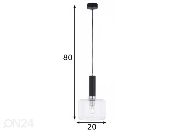 Riippuvalaisin Vanes CH/TR mitat