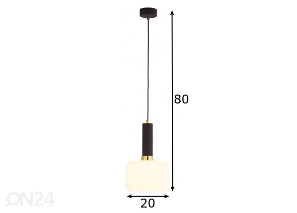 Riippuvalaisin Vanes MS/BI mitat