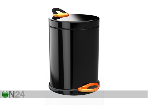 Roskakori polkimella OPERA, musta/oranssi 5 l