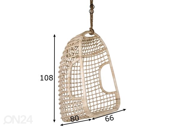 Rottinki riipputuoli Amsterdam mitat