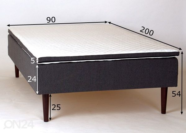 Runkopatja 90x200 cm mitat