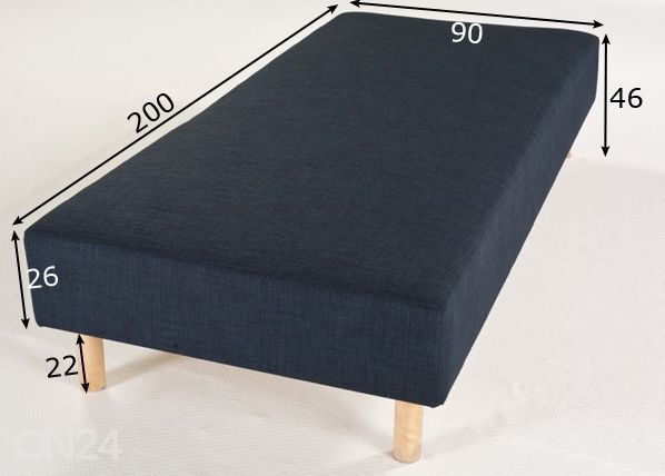 Runkopatja 90x200 cm mitat
