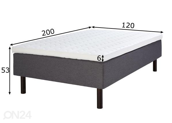 Runkopatja Base 120x200 cm mitat