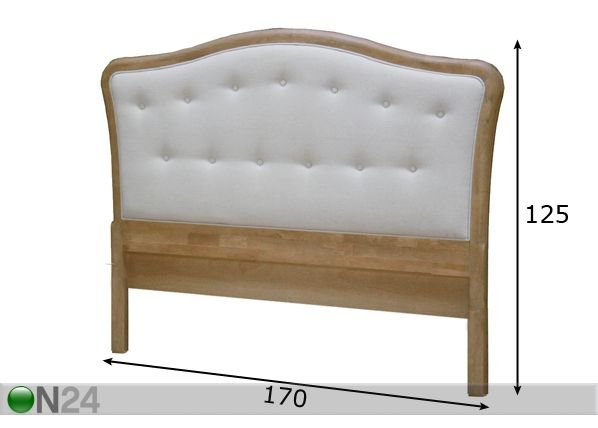 Runkopatjan pääty 160 cm SEVILLA mitat