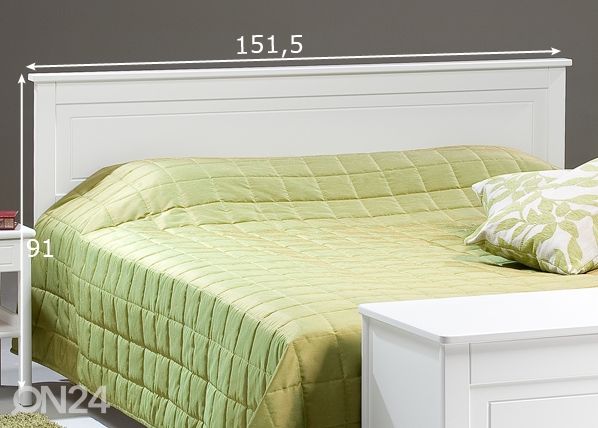 Runkopatjan pääty SONAATTI 140 cm mitat