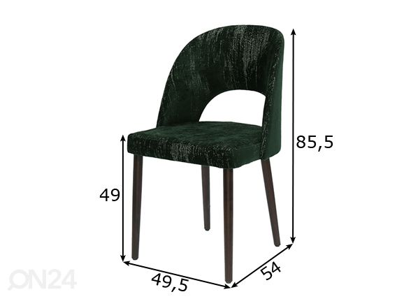 Ruokapöydän tuoli Alora mitat
