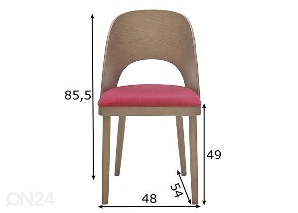 Ruokapöydän tuoli Avola mitat