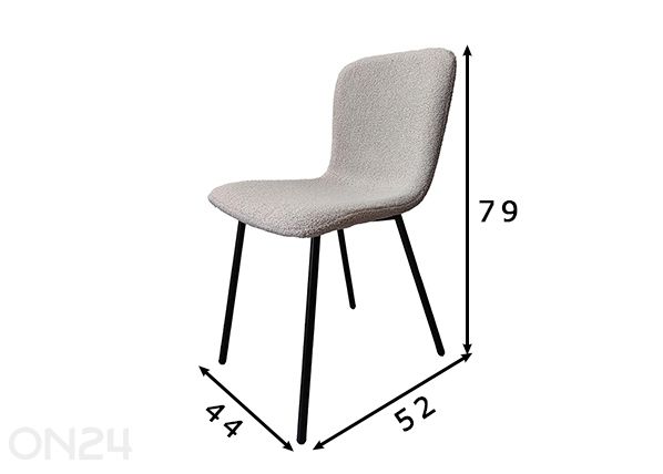 Ruokapöydän tuolit, 4 kpl