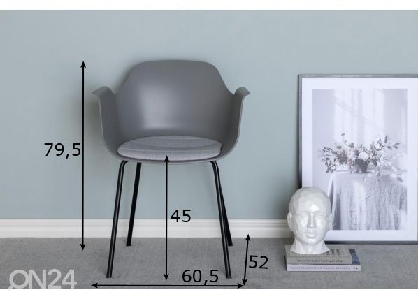 Ruokapöydän tuolit Comfort, 2 kpl mitat