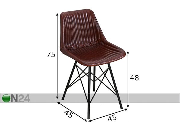Ruokatuoli Sit mitat