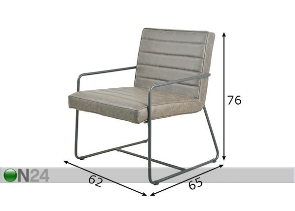 Ruokatuolit, 2 kpl mitat