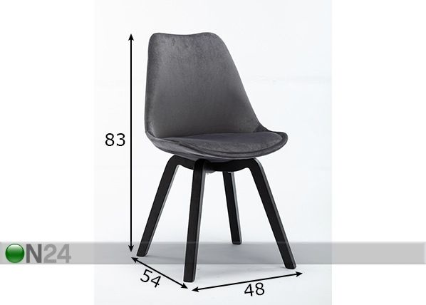Ruokatuolit Sit 2 kpl mitat