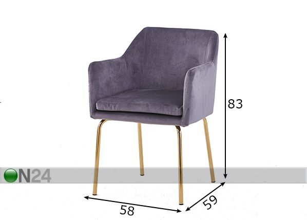 Ruokatuolit Sit 2 kpl mitat