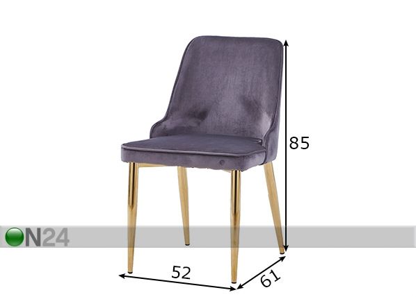 Ruokatuolit Sit 2 kpl mitat