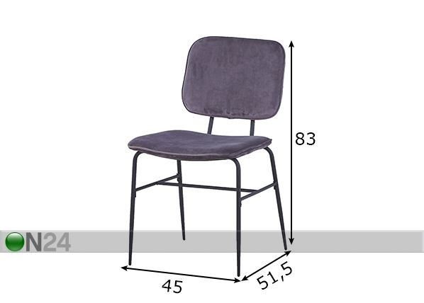 Ruokatuolit Sit 2 kpl mitat
