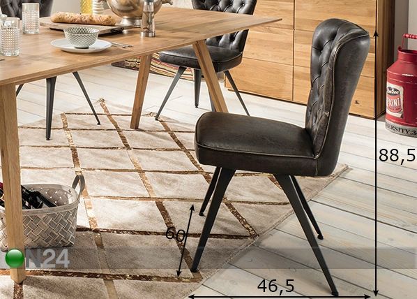 Ruokatuolit Sit 2 kpl mitat