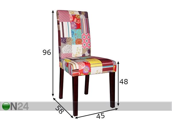 Ruokatuolit Sit 2 kpl mitat