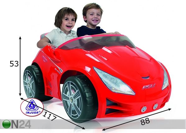 Sähköauto EVO 12V mitat