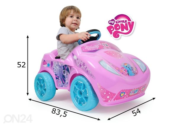 Sähköauto INJUSA MY LITTLE PONY mitat