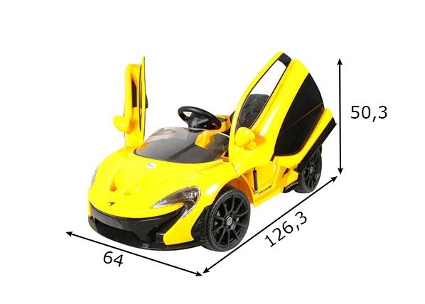 Sähköauto McLaren mitat