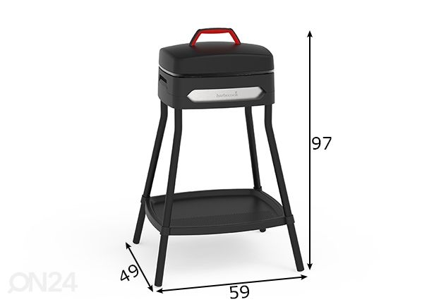 Sähkögrilli Barbecook Alexia 5011 mitat