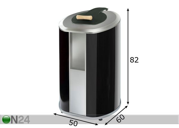 Sähkökiuas NARVI STEAM READY 9 kw mitat
