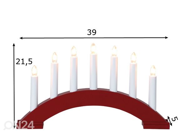 Sähkökynttilät BEA mitat
