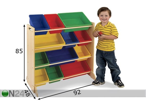 Säilytyshylly KidKraft 12-os mitat