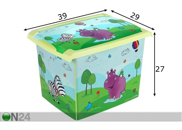 Säilytyslaatikko HIPPO 20,5 l
