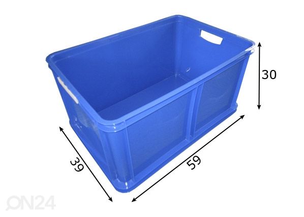 Säilytyslaatikko UNIBOX 60 l mitat