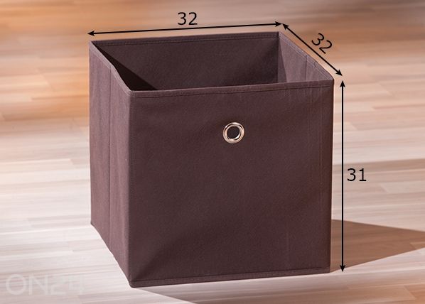 Säilytyslaatikko Winny 31x32x32 cm, ruskea mitat
