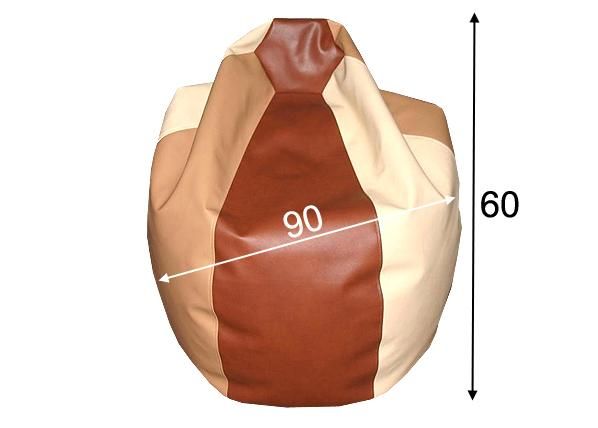Säkkituoli 250L mitat