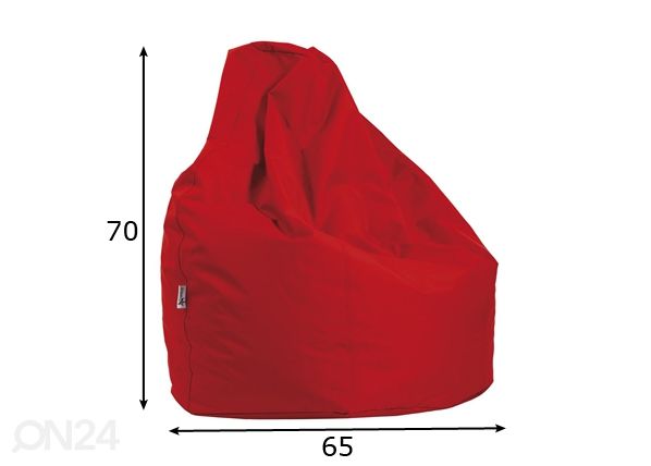 Säkkituoli Big Bless mitat
