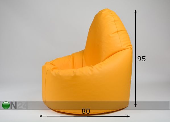 Säkkituoli Jacky Original 250L mitat