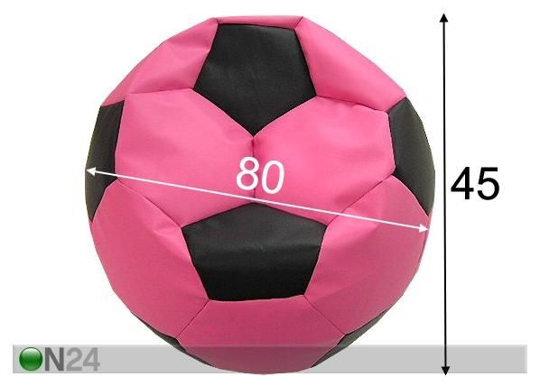 Säkkituoli JALKAPALLO 190L mitat