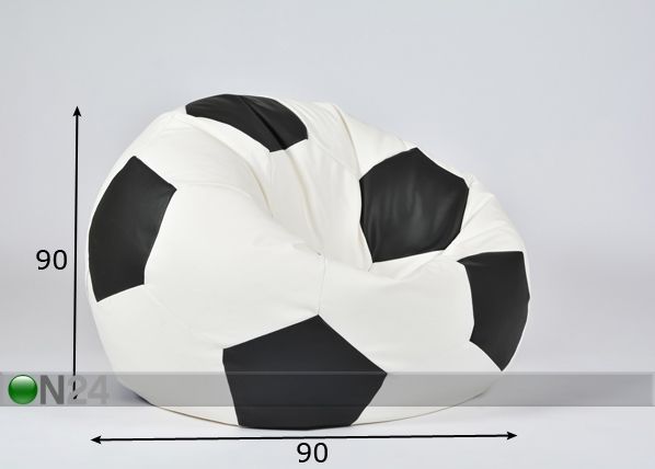 Säkkituoli Jalkapallo 250L mitat