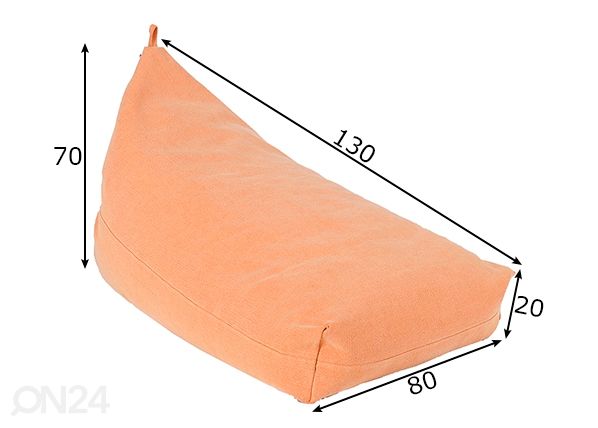 Säkkituoli Jute mitat