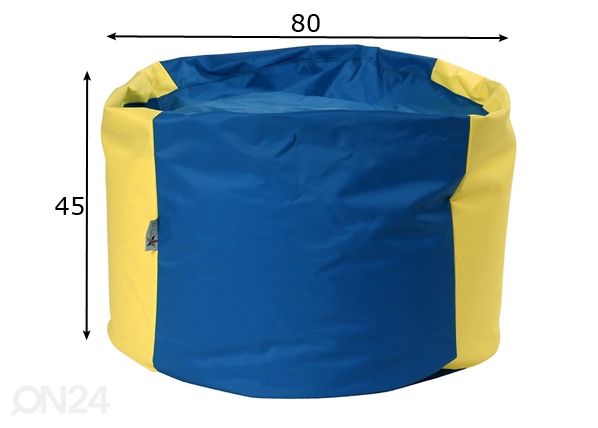 Säkkituoli Potzie mitat