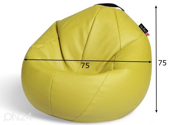 Säkkituoli Qubo Comfort 80 mitat
