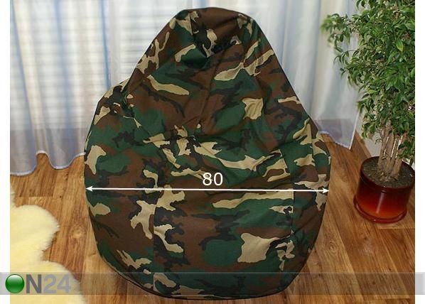 Säkkituoli RAMBO 200L mitat