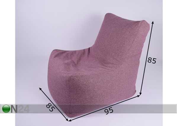 Säkkituoli Royal Home 420L mitat