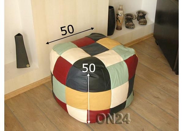 Säkkituoli RUBIIKIN KUUTIO 150 L mitat