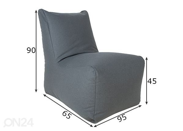 Säkkituoli Seat mitat