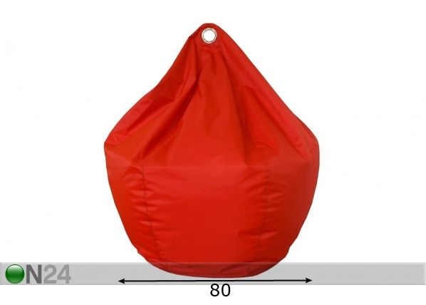 Säkkituoli Silmukka 200 L mitat